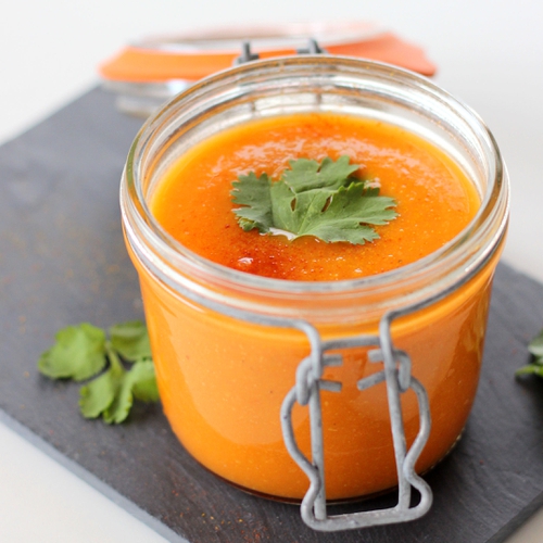 Soupe de tomate et ras el hanout