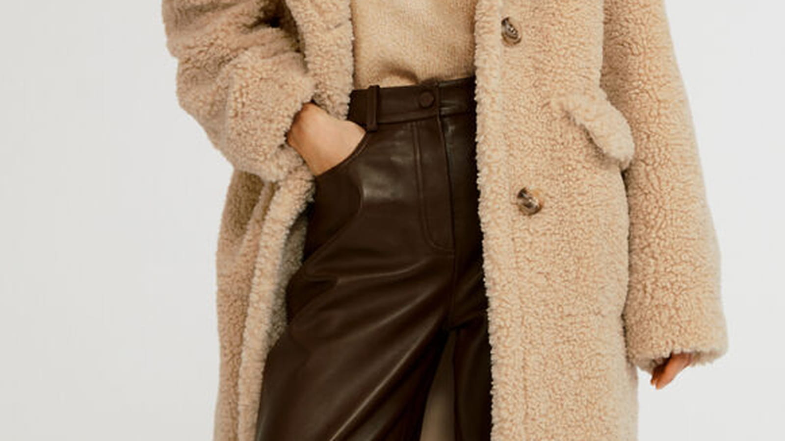 Manteau en fausse fourrure Claudie Pierlot