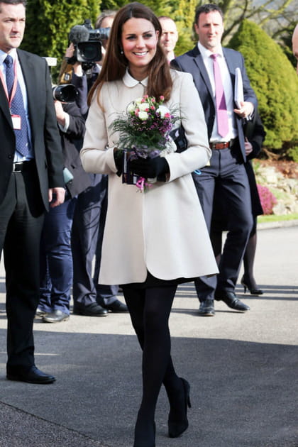 Kate Middleton en manteau Goat en 2013