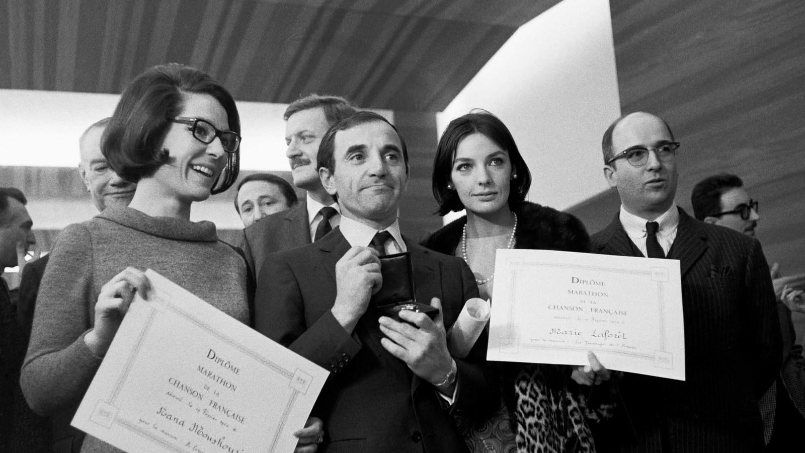 Avec Nana Mouskouri et Marie Laforet