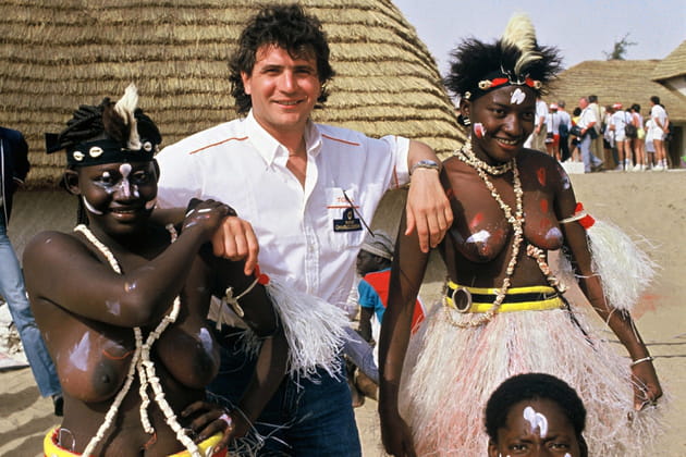 Au Sénégal, pendant le Paris-Dakar en 1985