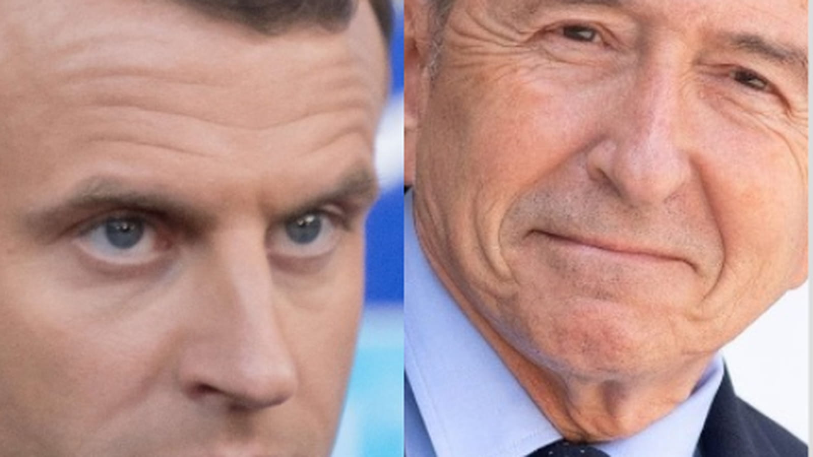 Emmanuel Macron et Gérard Collomb 