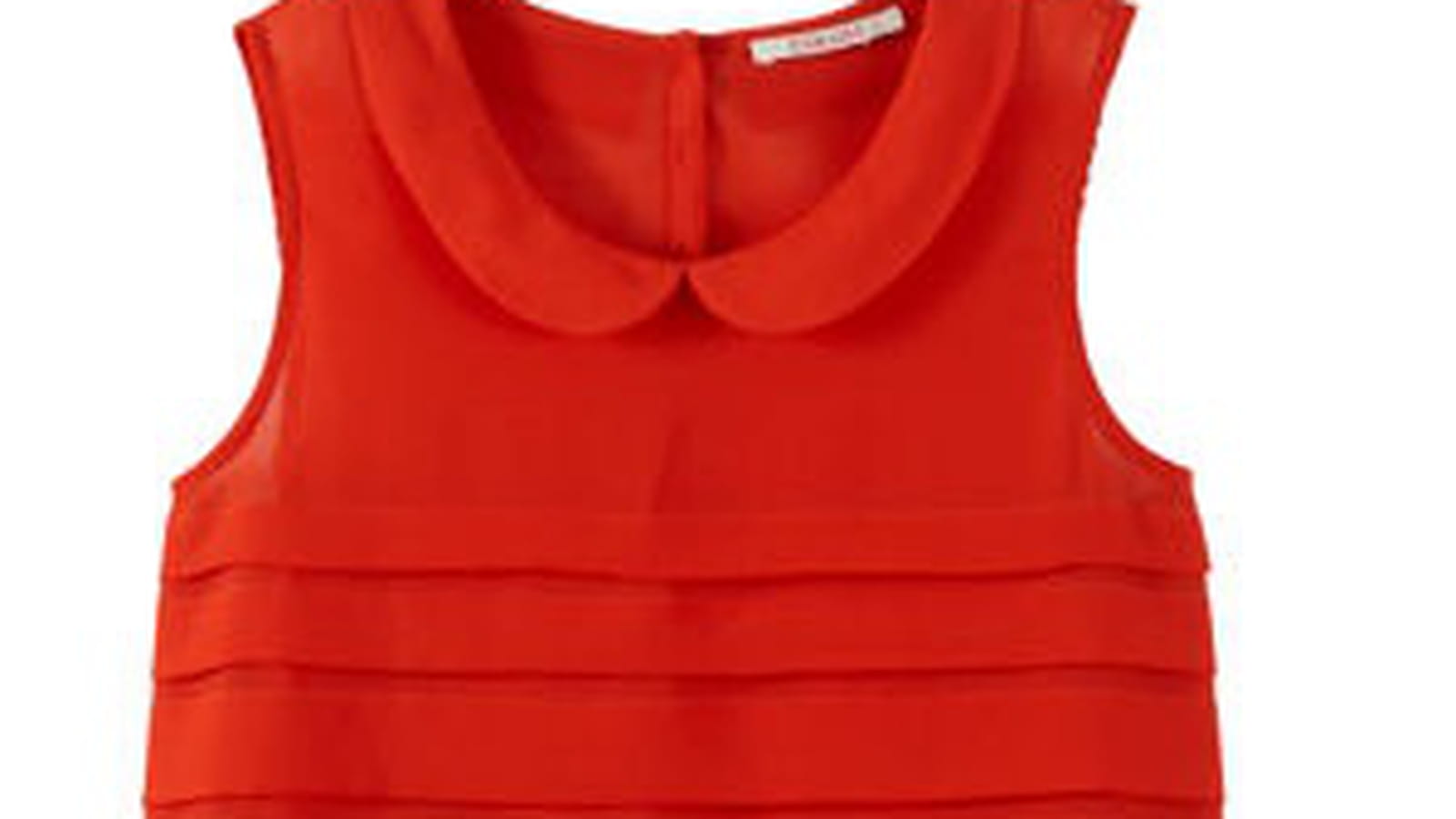 Top rouge orangé de Camaïeu