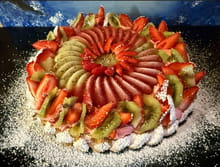 Tarte kiwi-fraise à la chantilly chocolat blanc : Etape 7
