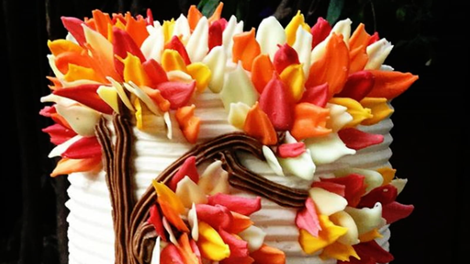 Le brushstroke cake au mille et une feuilles