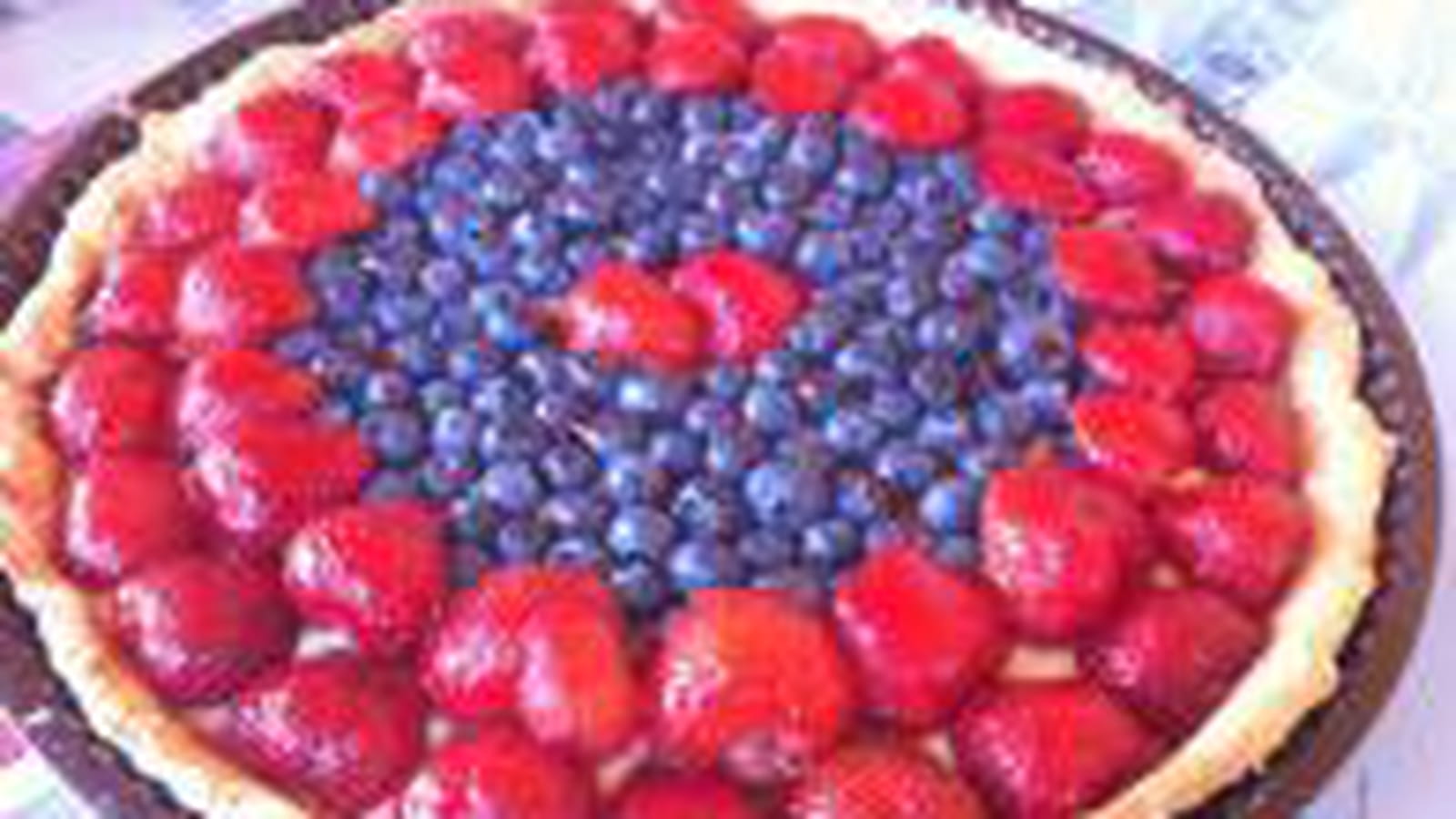 Tarte aux fruits rouges
