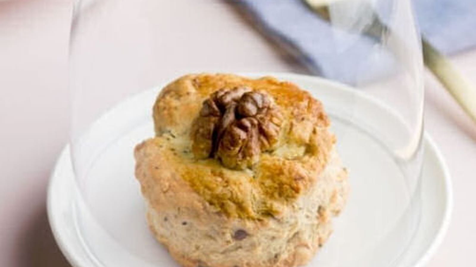 Scones au roquefort et noix