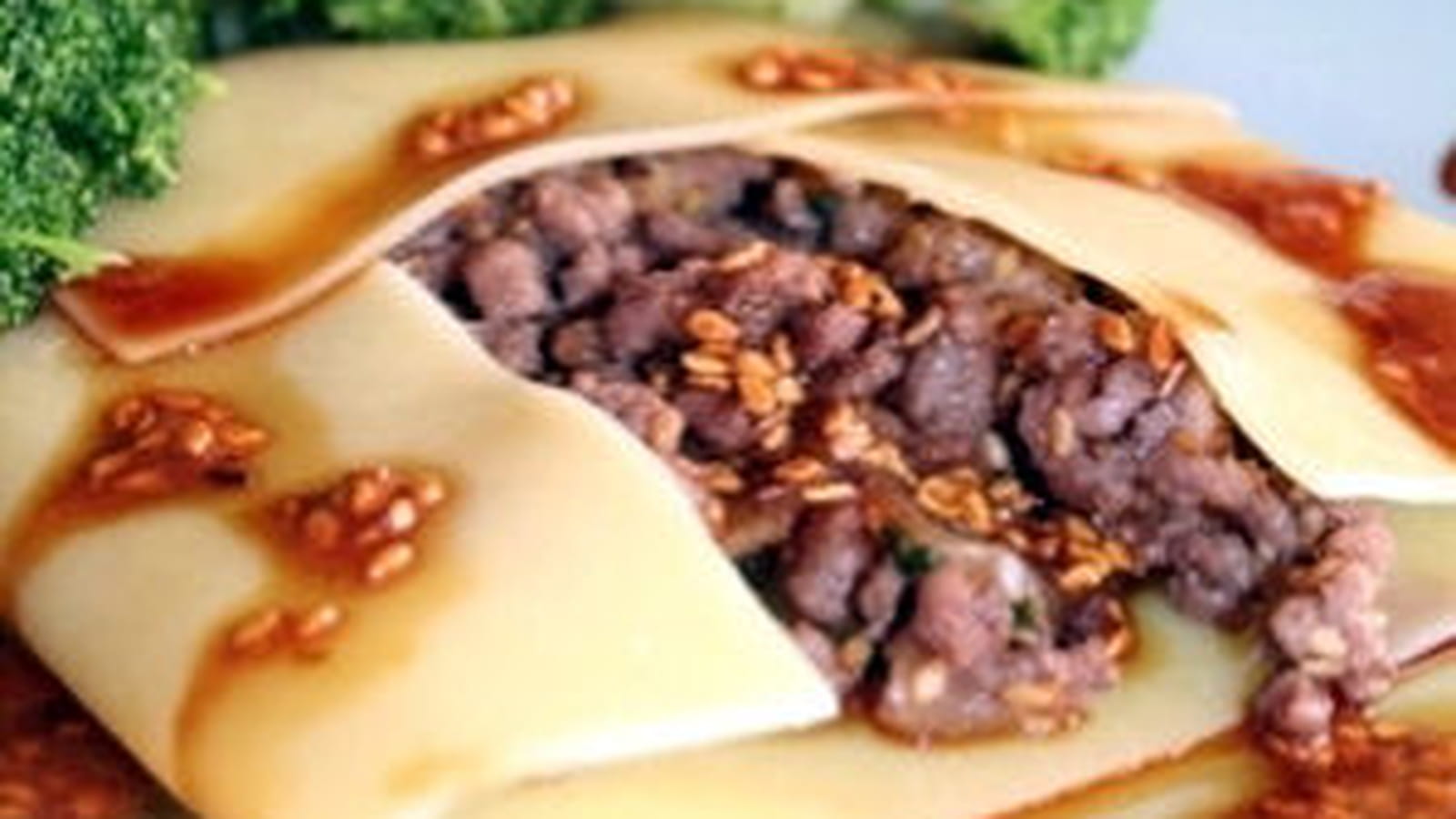 Raviole de boeuf