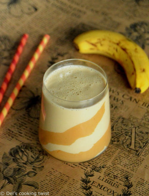 Smoothie crémeux au beurre de cacahuète