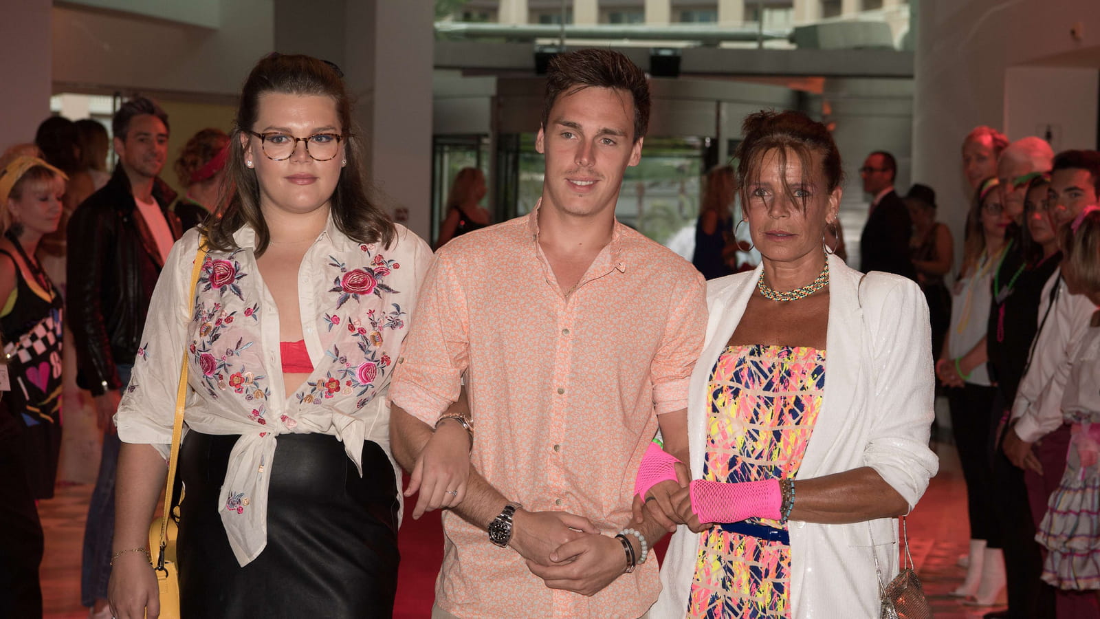 Camille Gottlieb, Louis Ducruet et Stéphanie de Monaco