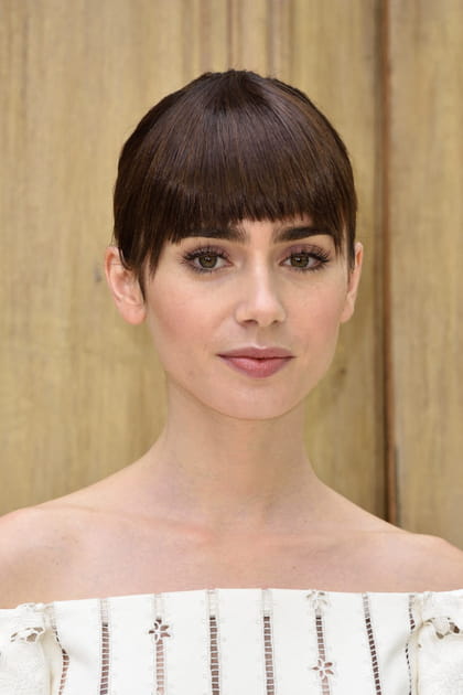 Frange de star&nbsp;: Lily Collins avec frange