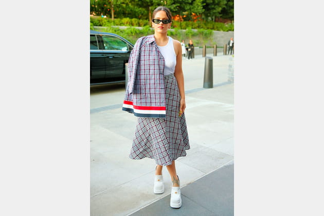Olivia Rodrigo au défilé Thom Browne