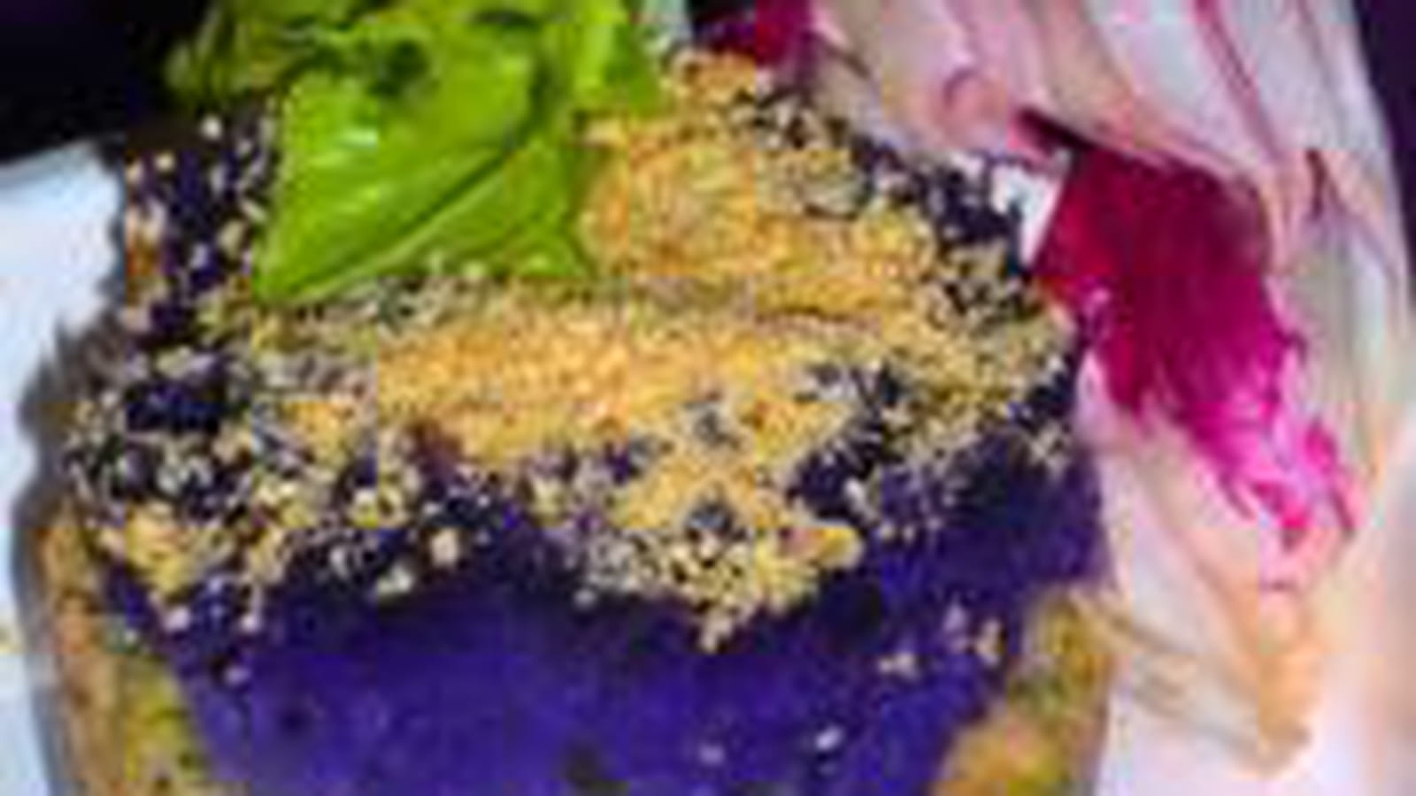 Parmentier de pommes de terre vitelotte