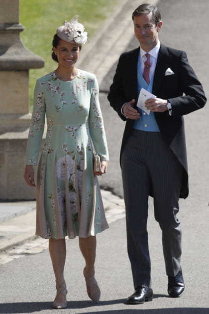 Pippa Middleton, enceinte, et son époux James Matthews