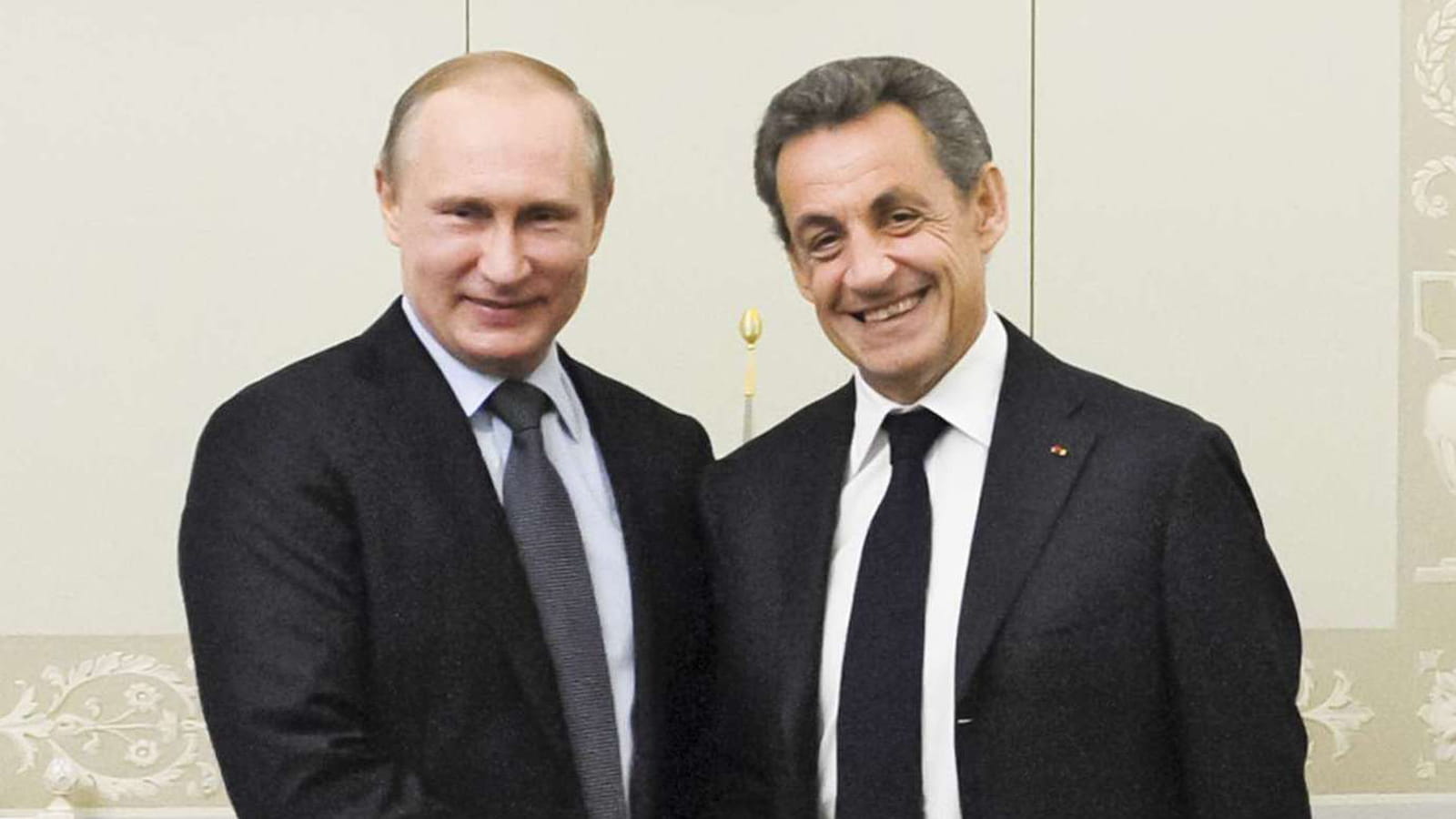 Vladimir Poutine et Nicolas Sarkozy