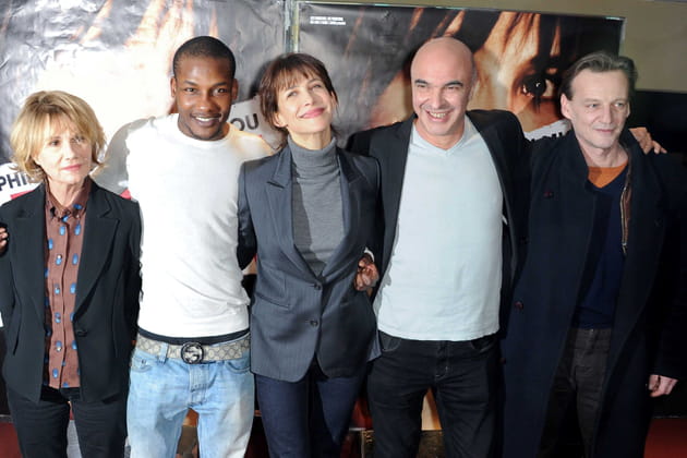 Avec Yann Ebonge, Sophie Marceau et Jean-Paul Lilienfeld, en 2013