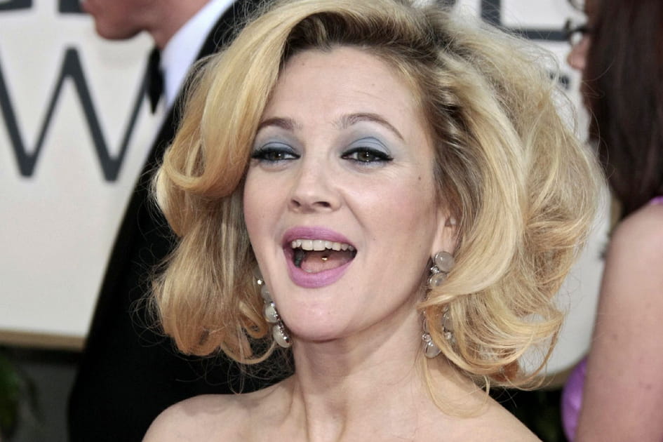 Le piercing &agrave; la langue de Drew Barrymore