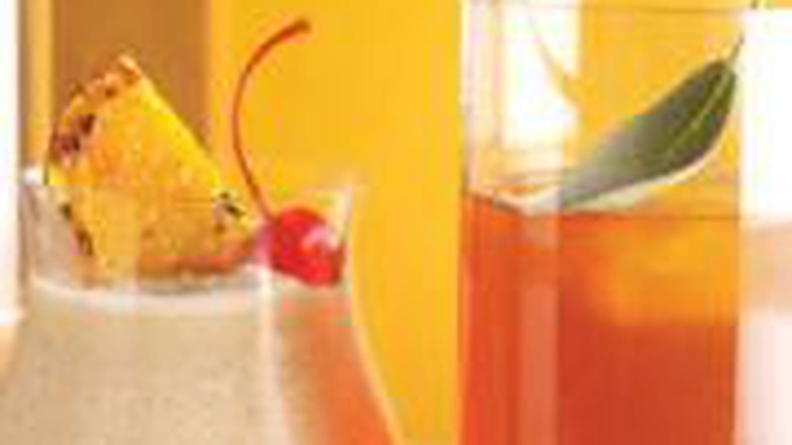 Cocktail orange et Colada
