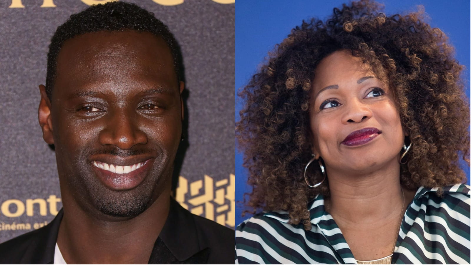 Omar Sy et Laura Flessel 