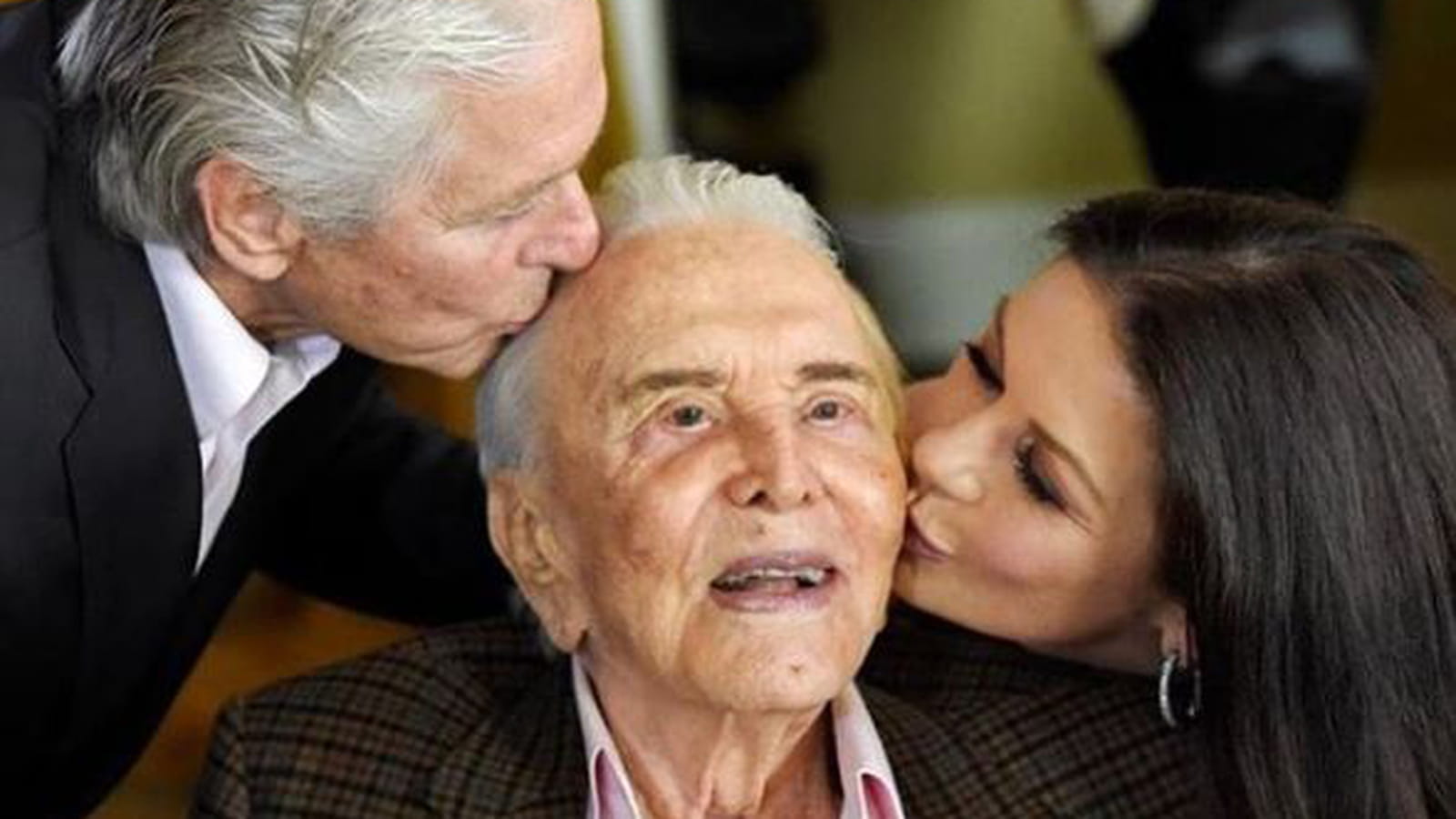 Michael Douglas, Kirk Douglas et Catherine Zeta-Jones