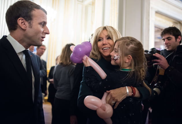 Emmanuel Macron et Brigitte Macron : Noël à l'Élysée