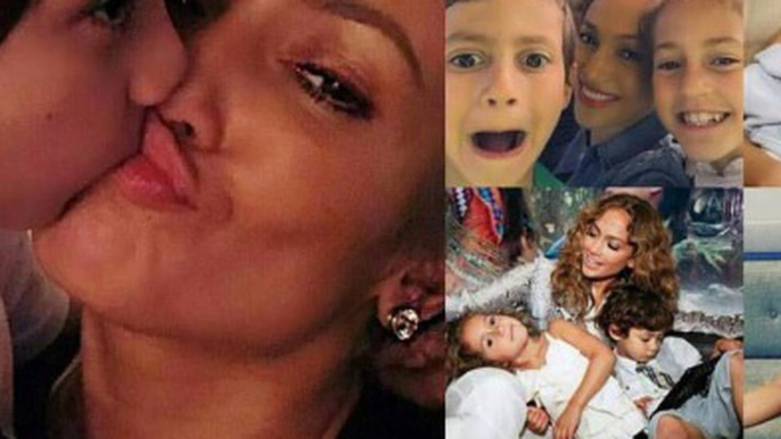 Jennifer Lopez et ses jumeaux 