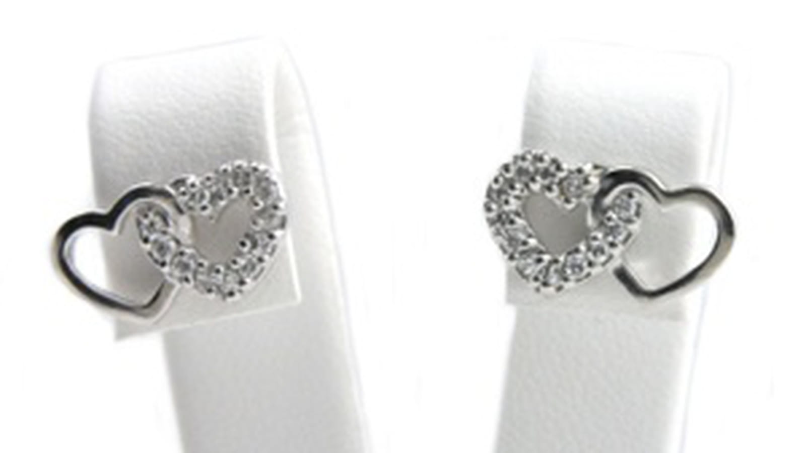 Les boucles d'oreilles "Double coeurs" de l'Internaute Boutique 