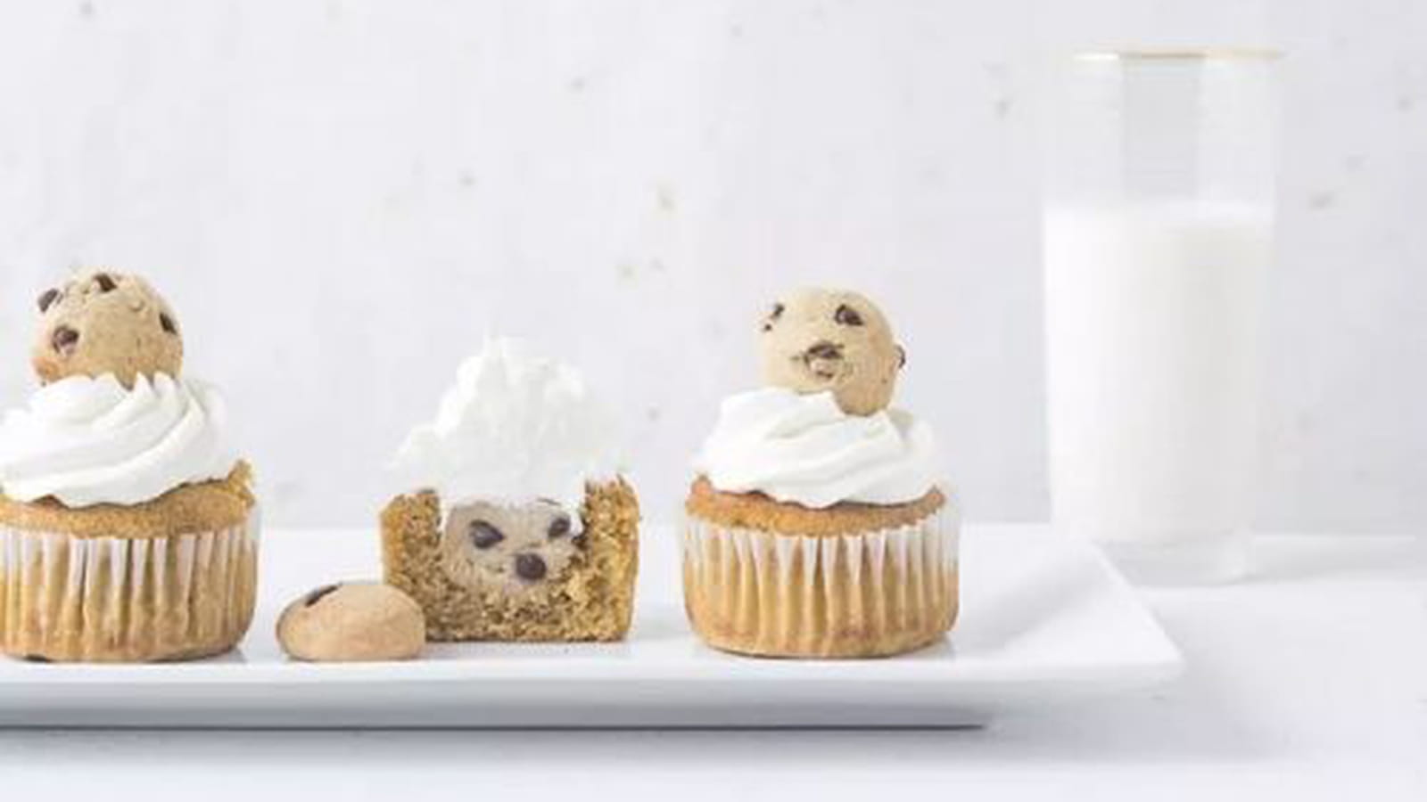 Cupcakes à la pâte de biscuits