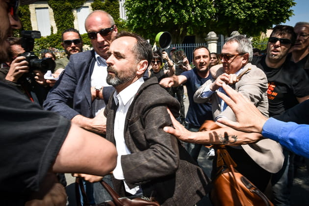 Robert M&eacute;nard, violemment accueilli en Gironde... (4&nbsp;jours d'ITT)