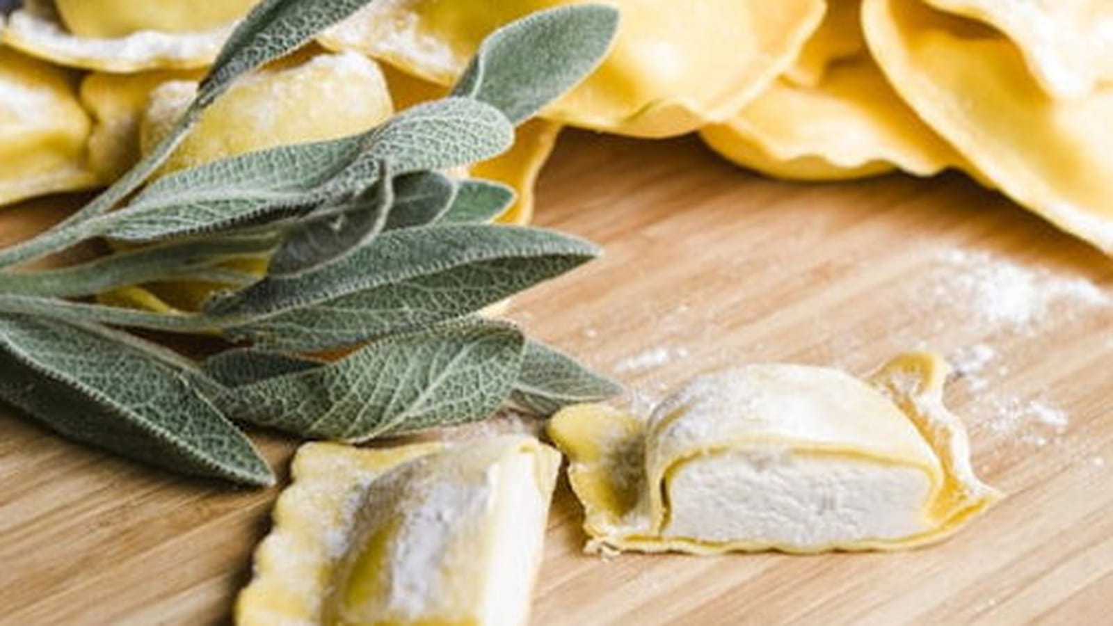 Ravioles de ricotta à la sauge