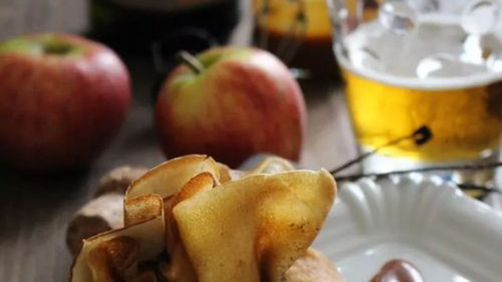 Aumônières aux pommes et cidre