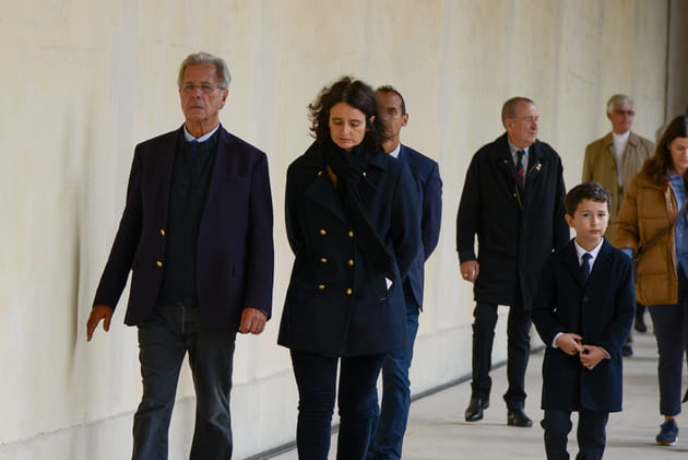 Jean-Louis Debr&eacute; et sa famille aux Invalides