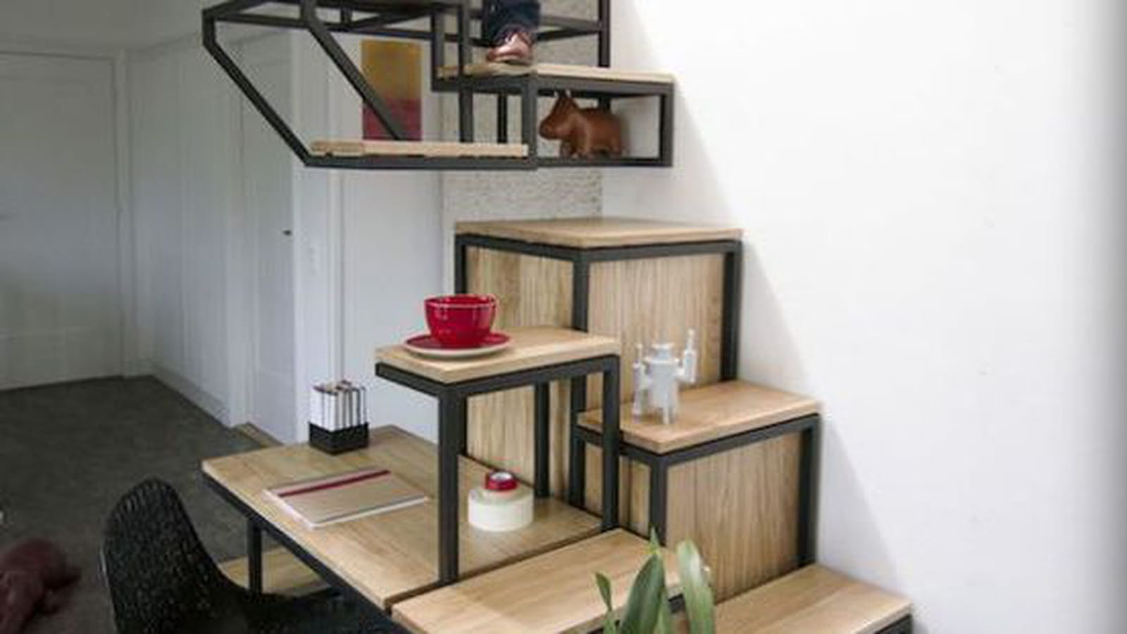 Escalier suspendu 