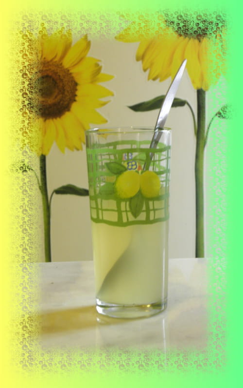 Boisson rafraichissante au citron