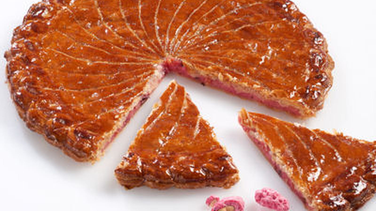 Galette aux pralines rouges de la Maison Sève x Christofle 