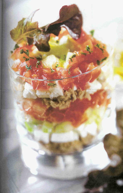 Tartare tomate-concombre