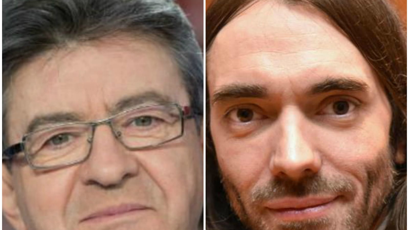 Jean-Luc Mélenchon et Cédric Villani 