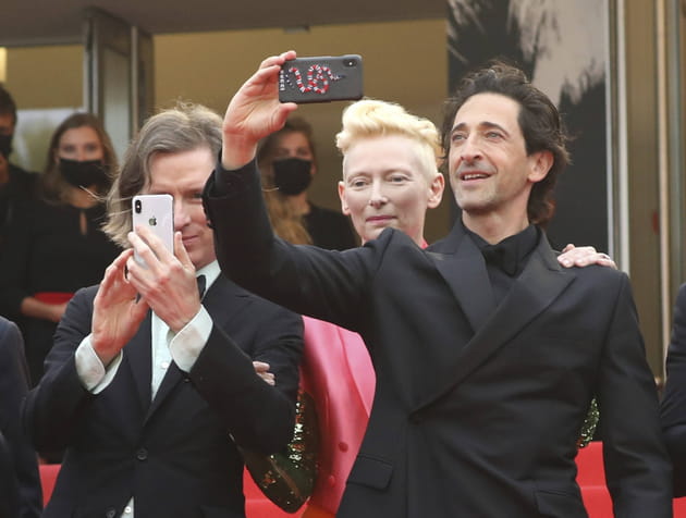 Wes Anderson, Tilda Swinton et Adrien Brody&nbsp;: un selfie de stars