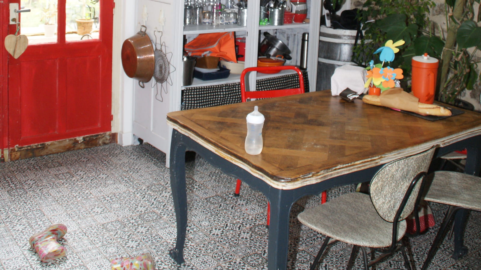 Dans la salle à manger