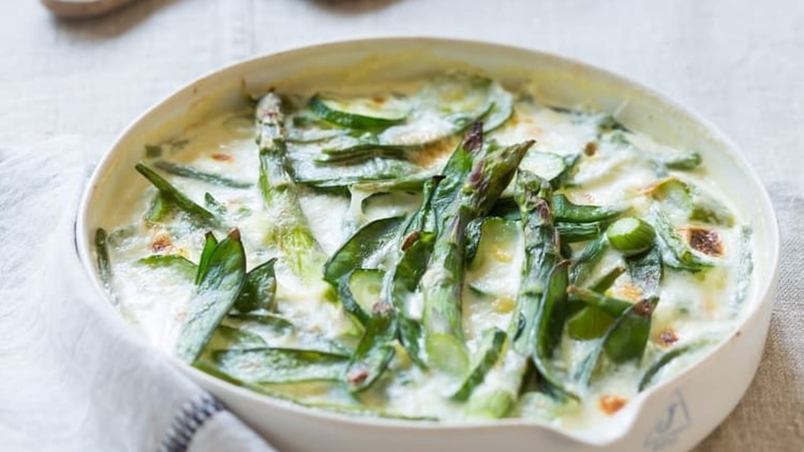 Gratin de légumes verts