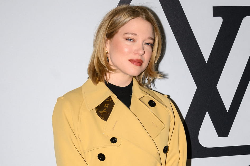 L&eacute;a Seydoux est chic en blonde