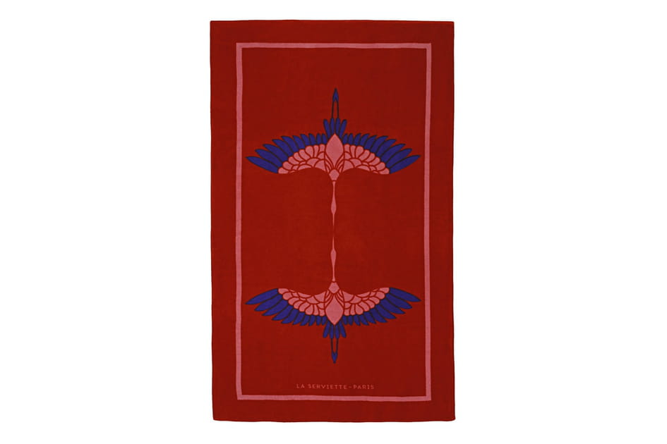 Serviette de bain "H&eacute;ron" de La Serviette Paris