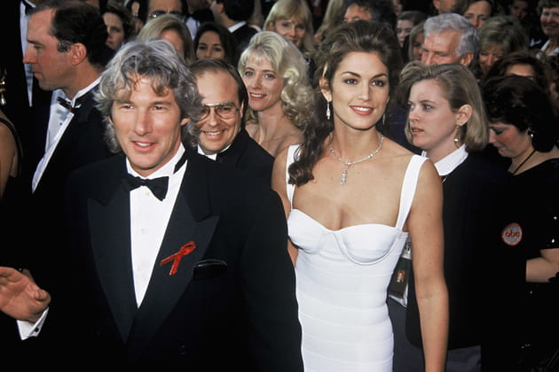 Au bras de Richard Gere, à Cannes en 1993
