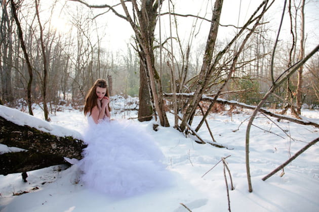 Une robe qui se fond dans le déco
