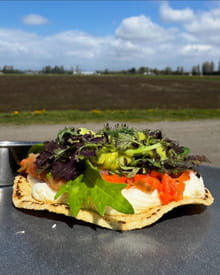Tostadas de saumon fumé au guacamole : Etape 6