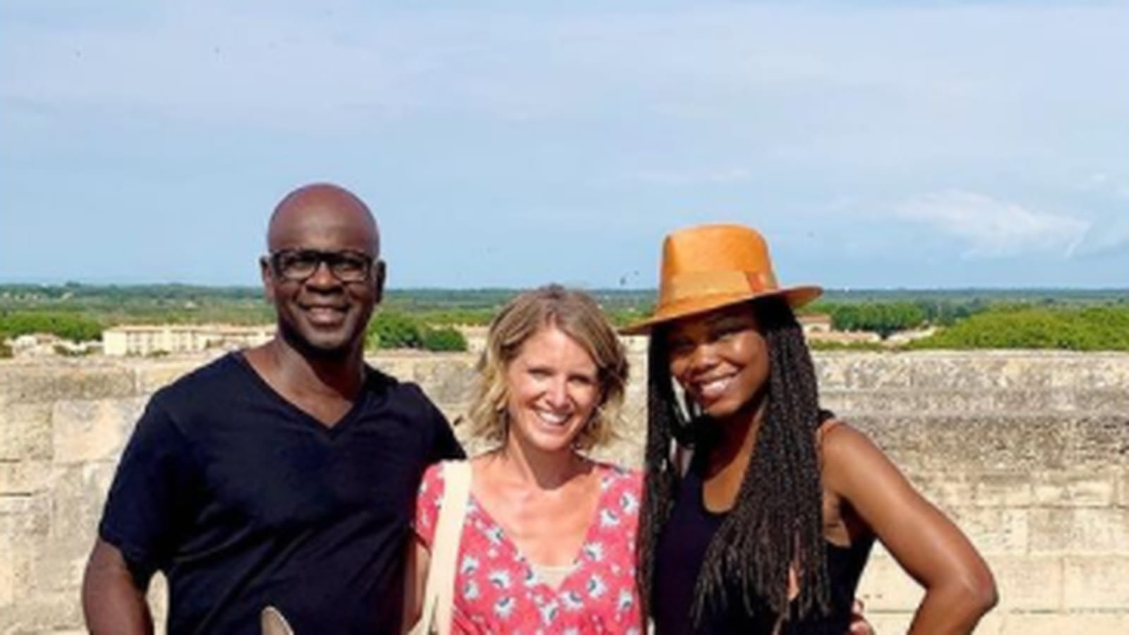 Lilian Thuram, Laurie Desorgher et Kareen Guiock