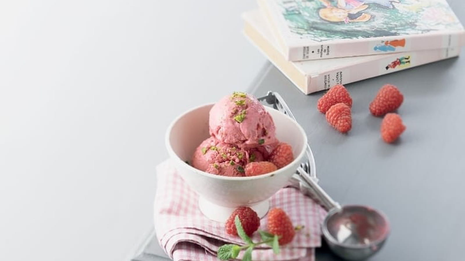 Glace framboise