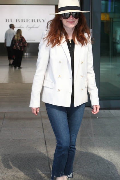 Julianne Moore, jean casual chic