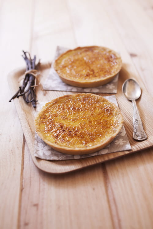Crème brûlée en tarte