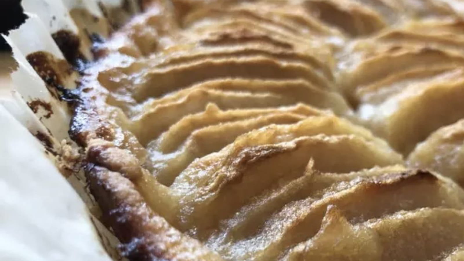 Tarte aux pommes et compote à la cassonade